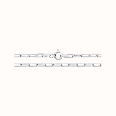 James Moore TH Silver Paper Chain Anklet G1372/10