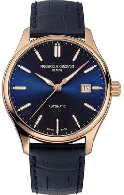 Frederique Constant 男士经典款（40毫米）蓝色表盘/蓝色皮表带 FC-303NN5B4