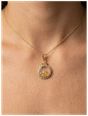 James Moore & Co Pre-Owned 14ct Australian Yellow Gold  With 24ct Pure Gold Capsule Pendant Necklace J34957 - 备用视图 2