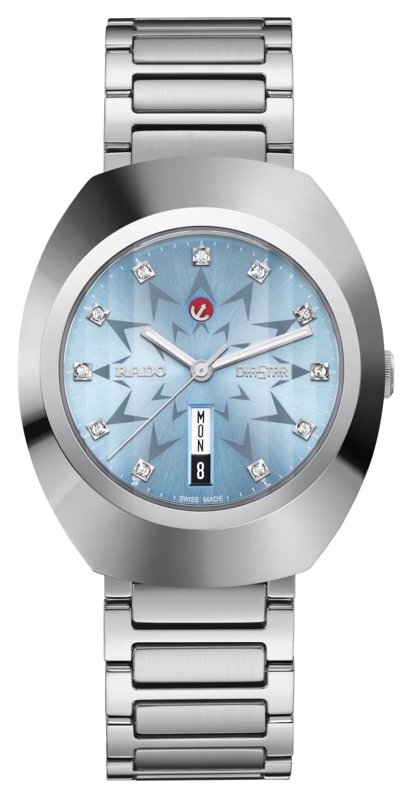 RADO Diastar original diamant (38 mm) cadran bleu effet montre