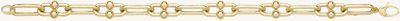 9ct Yellow Gold Hollow Bubble Link Bracelet BR677
