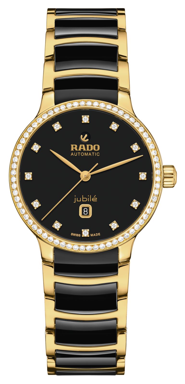 RADO automatique Centrix sertie de diamants (30,5 mm montre