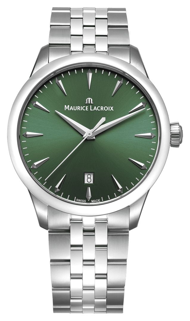 Maurice Lacroix 1975 Quartz (39mm) Green Sun-Brushed Dial / Watch-image-211584