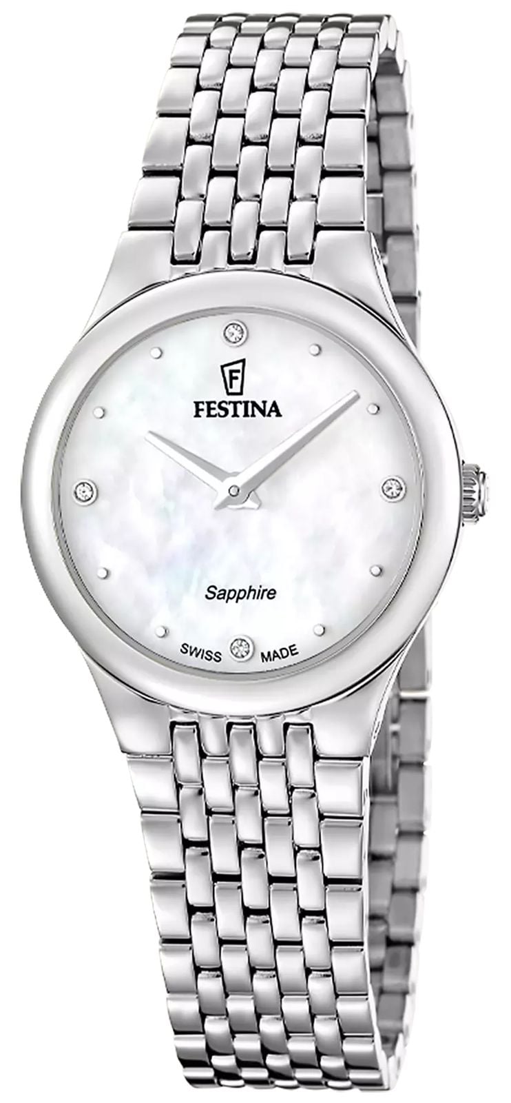 Festina Swiss Made Grace Quartz 29mm MotherofPearl Dial Watch