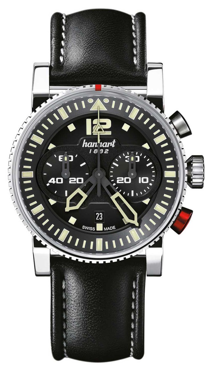 Hanhart Chronographe automatique Primus Pilot (44 mm), montre