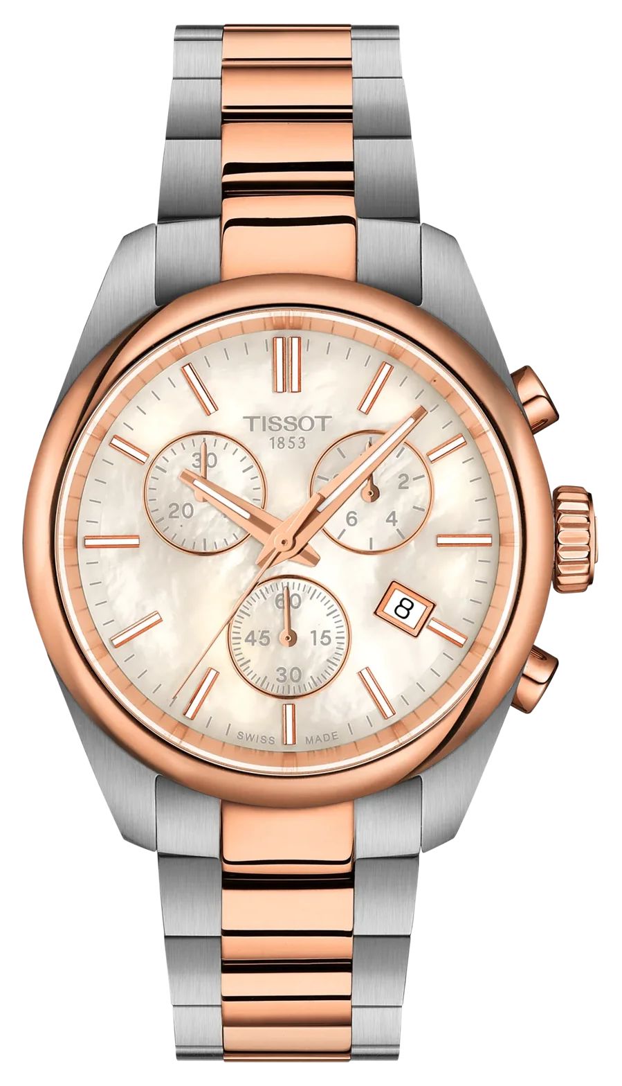Tissot Chronographe Ã  quartz PR 100 (36 mm), cadran en montre