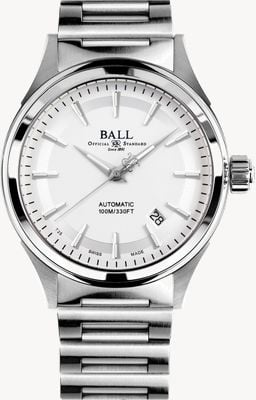 Ball Watch Company Feuerwehrsieg | Stahlarmband | weißes Zifferblatt | 40mm NM2098C-S4J-SL
