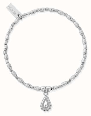 ChloBo Soul Glow Rain Drop Bracelet | Sterling Silver SBCFR3082