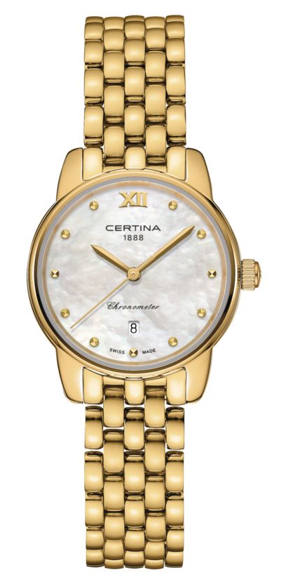 Certina Quartz Ds-8 (27,5 mm) cadran nacre / acier montre