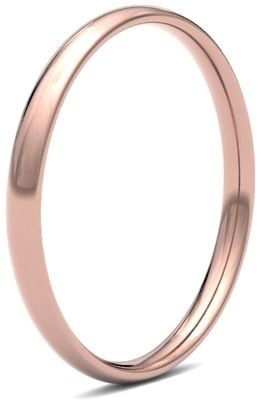 James Moore & Co | 9 karaat roségoud | 2 mm | licht | maat traditioneel hof | ag_2llc-9r AG_2LLC-9R