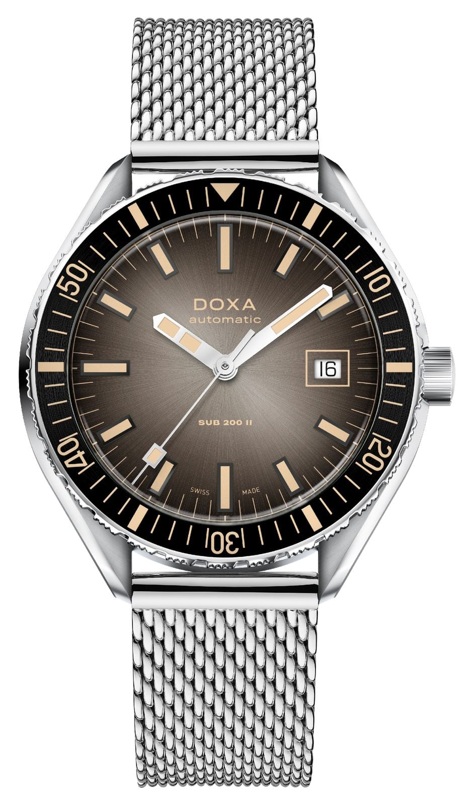 DOXA Sub 200 II Sharkhunter Vintage (44 mm) cadran gris dÃ© montre