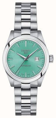 Tissot Damski automatyczny zegarek t-my lady (29,3 mm) w kolorze zielonym / bransoleta ze stali nierdzewnej T1320071109100