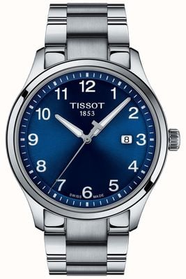 Tissot | джентльмен XL | синий циферблат | браслет из нержавеющей стали | T1164101104700