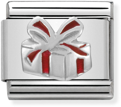 Nomination Classic Gift Box Sterling Silver & Steel Enamel Charm 330204/06