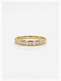 0.25ct Round Brilliant Natural Diamonds 9ct Yellow Gold Ring J86056 - vista alternativa 2