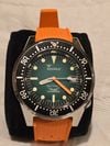 Customer picture of Squale 1521 Green Ray (42mm) Smoky Green Dial / Green Italian Leather Strap 1521PROFGR.PVE