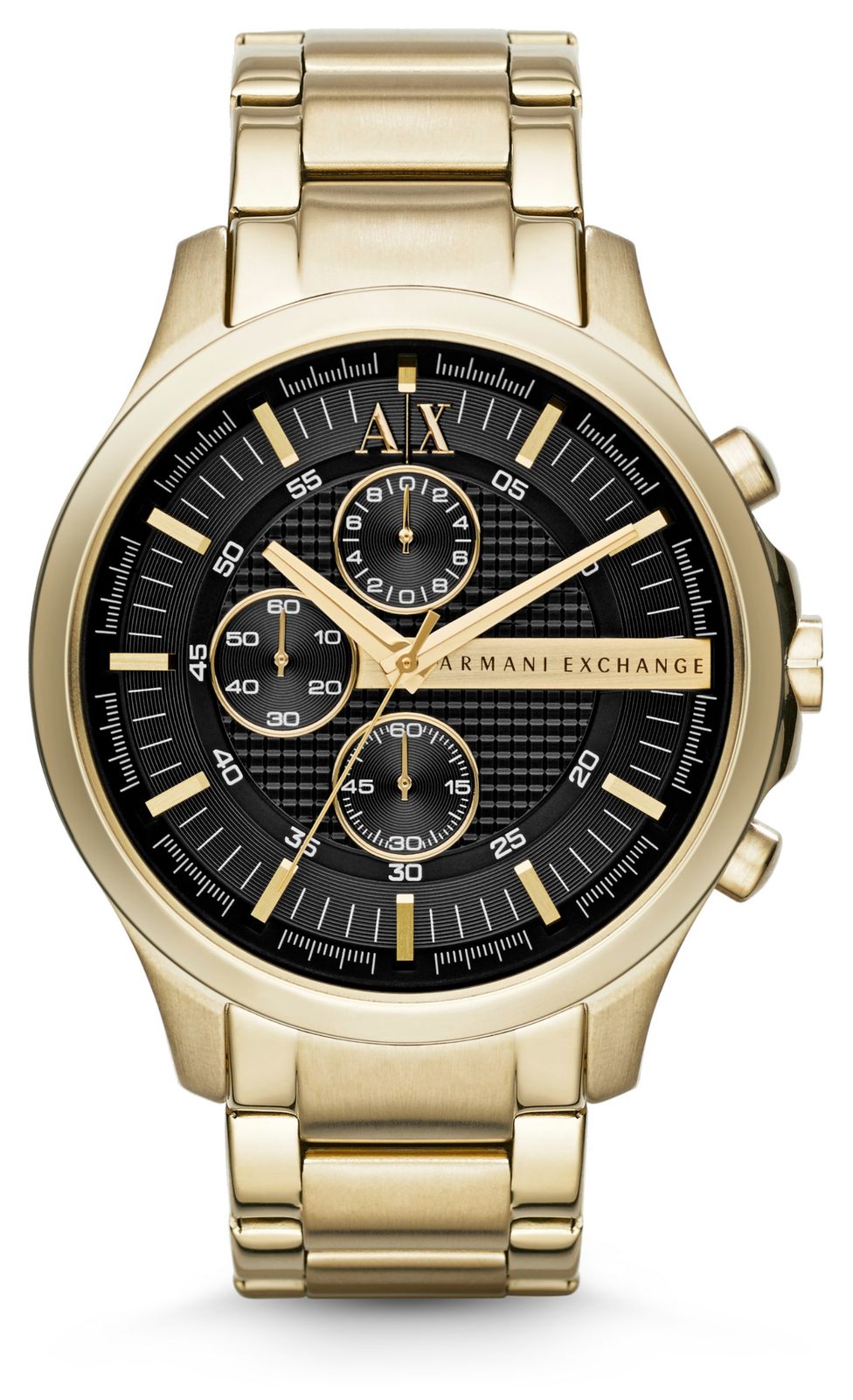 Armani Exchange Hommes | cadran chronographe noir | bracelet montre