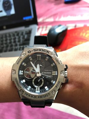 Casio G-Steel Bluetooth Triple Connect Men's Chronograph GST-B100 