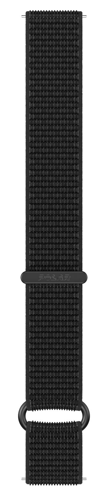 Polar Bracelet en nylon noir auto-agrippant m-l (22 mm) - montre