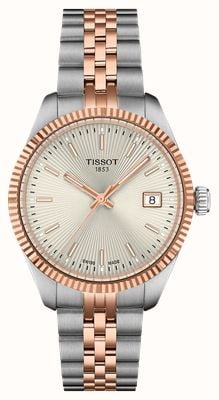 Tissot Women's Ballade (34mm) Silver Dial / Two-Tone Stainless