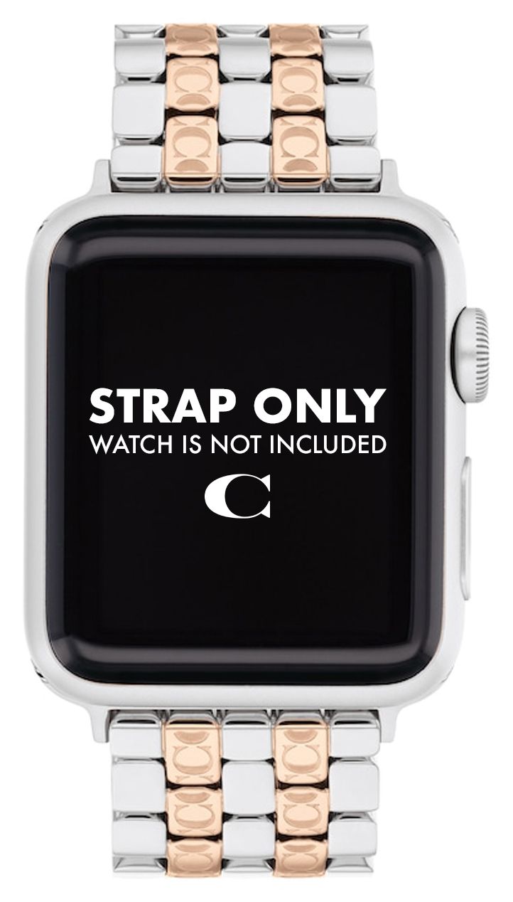 Coach Bracelet de Apple (38/40/41 mm) en acier montre
