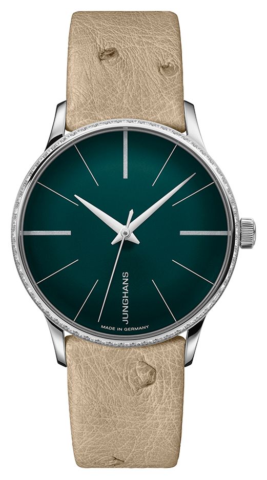 Junghans Meister Automatic Damen Green Sunray Brushed Dial Watch
