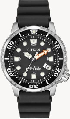 Citizen Bracelet en caoutchouc noir pour Eco-Drive Promaster Diver BN0150-28E