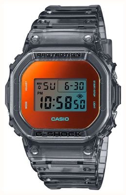 Casio Cadran numérique G-shock core (48,9 mm) / bracelet en résine grise DW-5600TLS-8ER