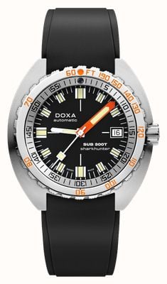 DOXA SUB 300T Sharkhunter (42.5mm) Black Iconic Dial / Black FKM Rubber Strap 840.10.101.20