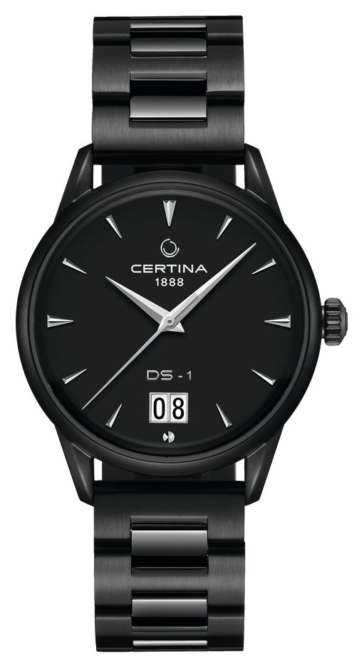 Certina DS-1 grande date Powermatic 80 (41 mm) cadran noir montre