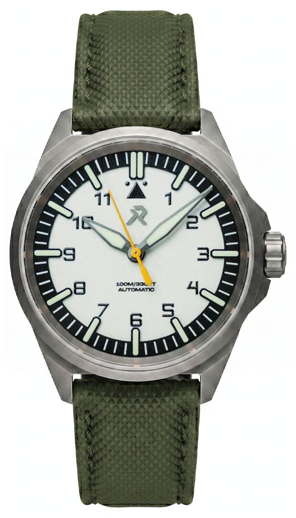 RZE automatique Resolute type A (39,5mm) cadran blanc montre