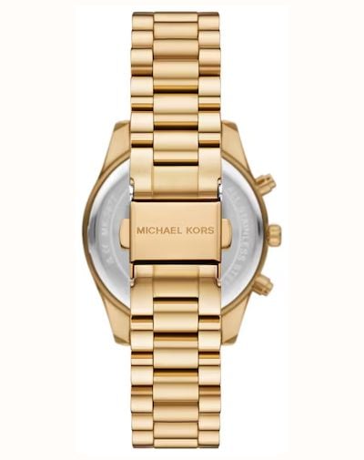 Michael Kors Michael Kors Lexington Women's Chronograph Gold Tone Dial & Gold Tone Bracelet Watch MK7672 - alternate view 2
