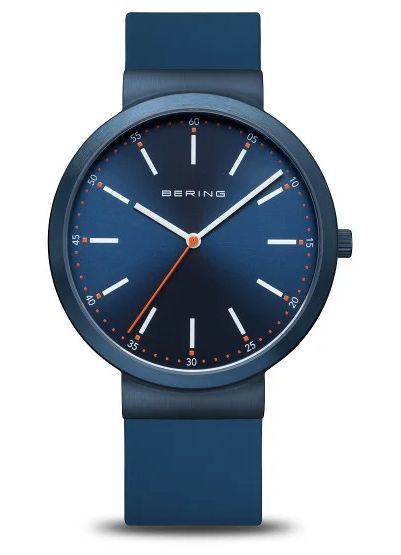 Bering Classic (41mm) cadran bleu / bracelet en montre