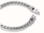Thomas Sabo Thomas Sabo Rebel at Heart Men's 5mm Stainless Steel Braided Rope Bracelet A2257-S01-53-L20V - alternatieve weergave 2