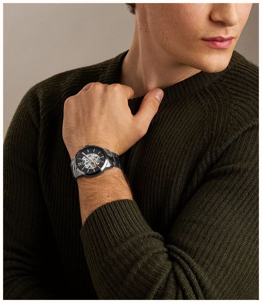 Fossil 44 mm Automatic Smoke Stainless Steel ME3294 - alternative Ansicht 4