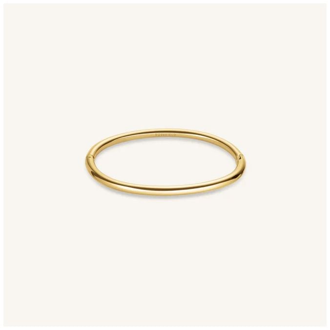Rosefield Jewellery Bracelet rigide dorÃ© essentiel et Ã©pur bijoux