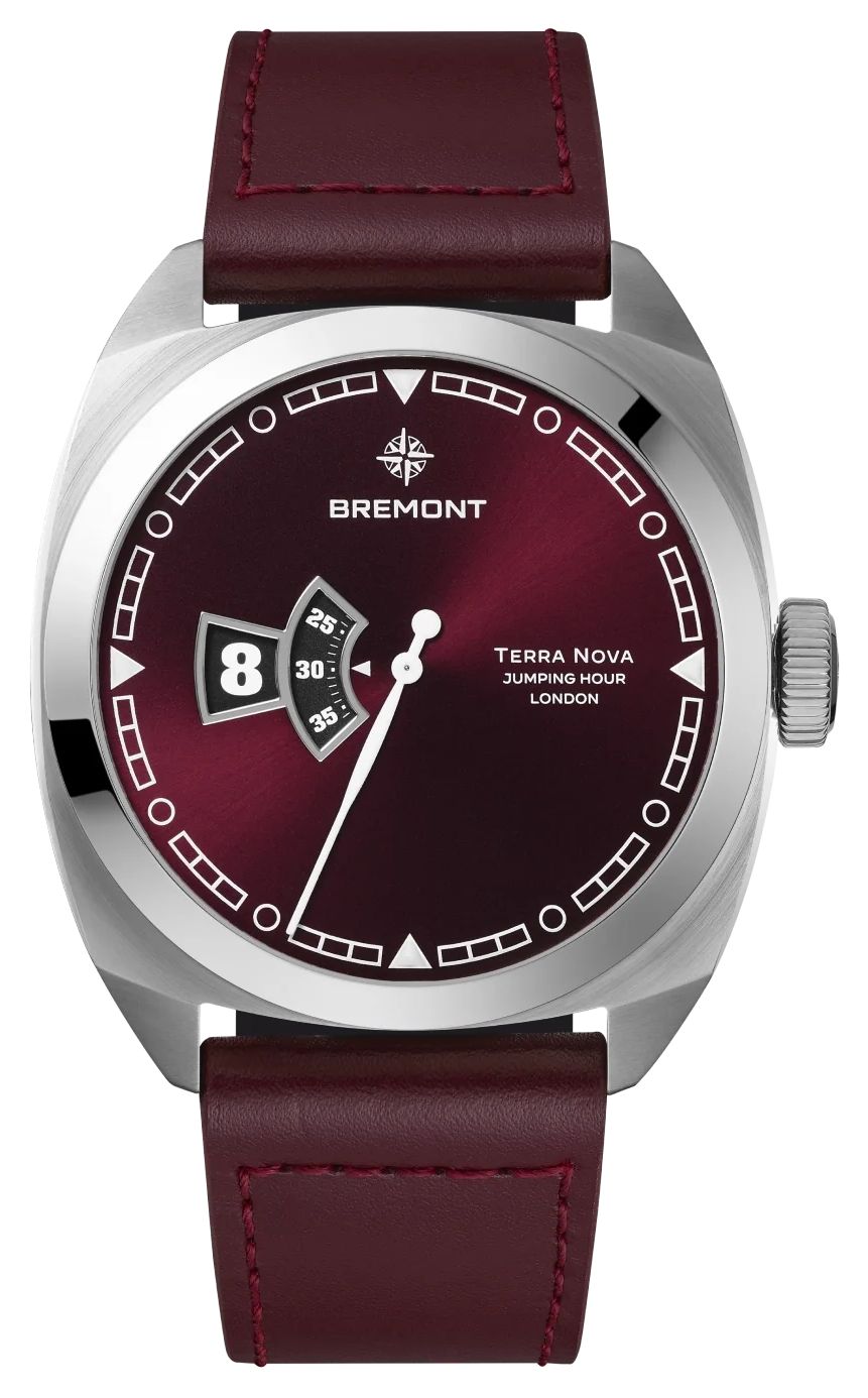 Bremont Terra Nova Jumping Hour Automatic (40.5mm) Burgundy Watch