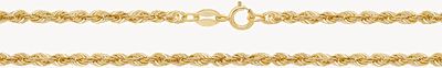 9ct Yellow Gold 24" Rope Chain CH201/24