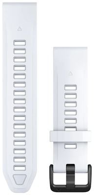 Garmin Quickfit® 20 Uhrenarmband nur (20 mm) Whitestone-Silikon 010-13391-01