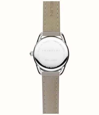 Herbelin Équinoxe Quartz (28mm) White Guilloché Dial / Taupe Leather Strap 17497AP08TA - 备用视图 2