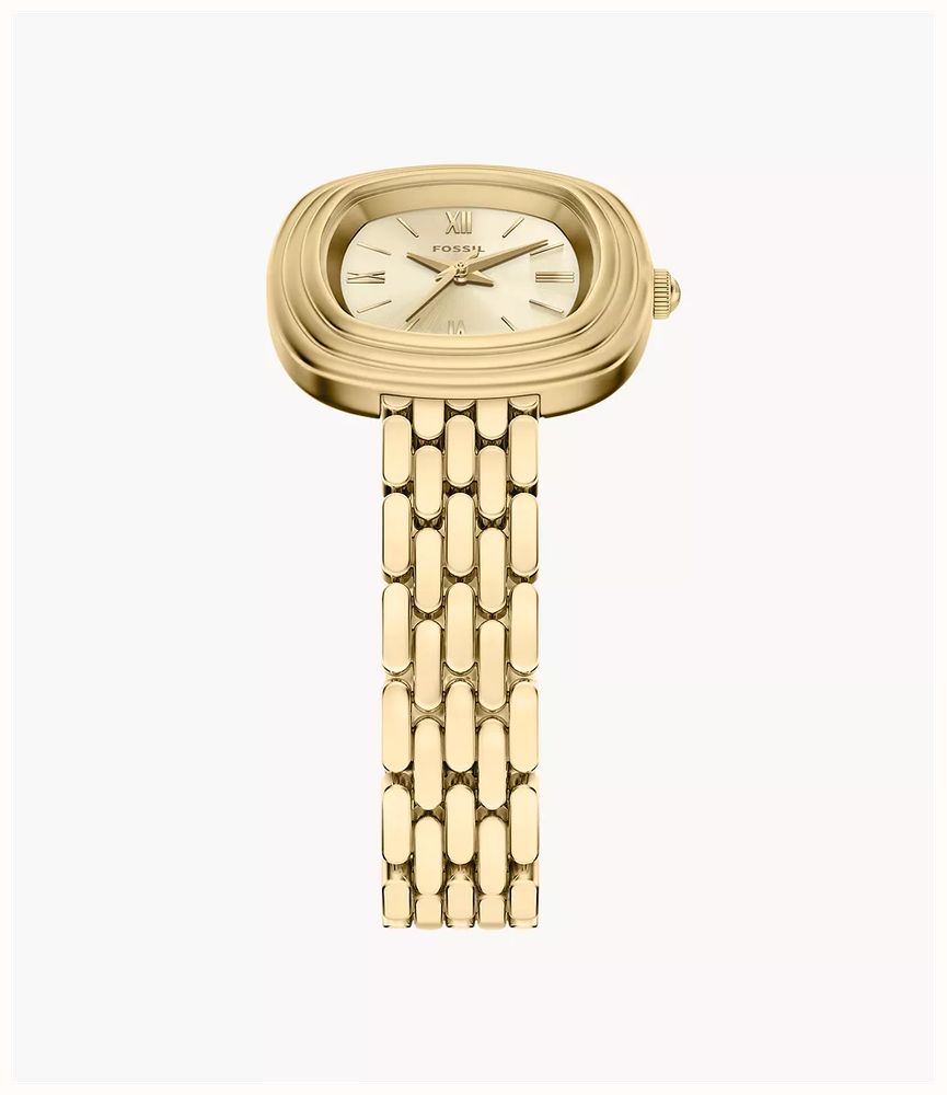 Fossil Emerson 30 mm Three-Hand Gold-Tone Stainless Steel Fossil Watch ES5506 - alternate view 3