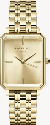 Rosefield Octagon (23mm) Champagne Gold Dial / Gold-Plated Stainless Steel Bracelet OCGSG-O65