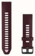 Garmin QuickFit Bands (20mm) Dark Cherry/Dust Rose Silicone with Black Hardware - Strap Only 010-14506-02