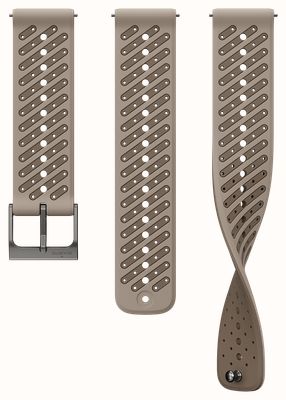 Suunto Bracelet en silicone gris anthracite Athletic 8 Trail - 22 mm (S+M) - bracelet seul SS051214000