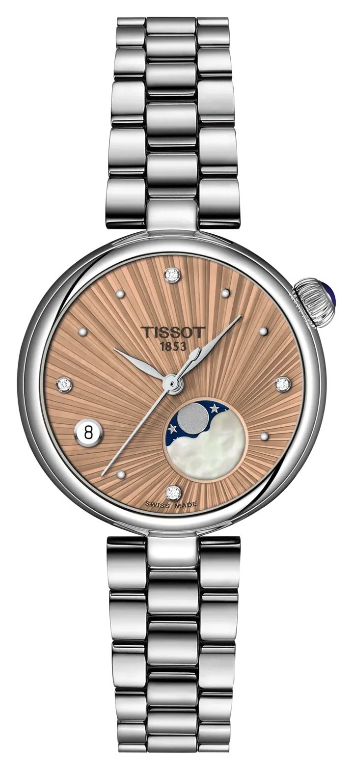 Tissot Desir phase lunaire quartz (29,6 mm) cadran beige / montre