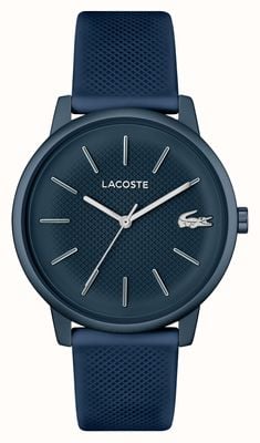 Lacoste Hommes 12.12 | cadran bleu | bracelet en silicone bleu 2011241