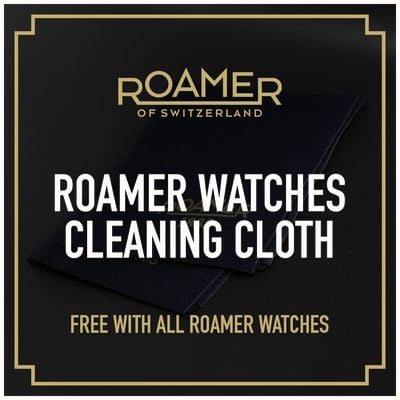 Roamer Paño de pulido para relojes de marca de color azul oscuro ROAMER-CLOTH