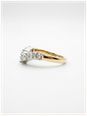 0.78ct Round Brilliant Natural Diamond 9ct Yellow Gold Half Eternity Ring BJR0436 - vue alternative 2