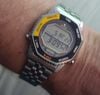 Customer picture of Seiko 数字石英多功能“rotocall”（37毫米）黄色和黑色/不锈钢表带 SMGG17P1