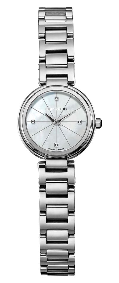 Herbelin Lady H Quartz 22mm MotherofPearl Dial  Watch